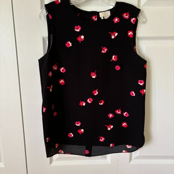 Kate Spade Top Floral Sleeveless - Picture 1 of 12